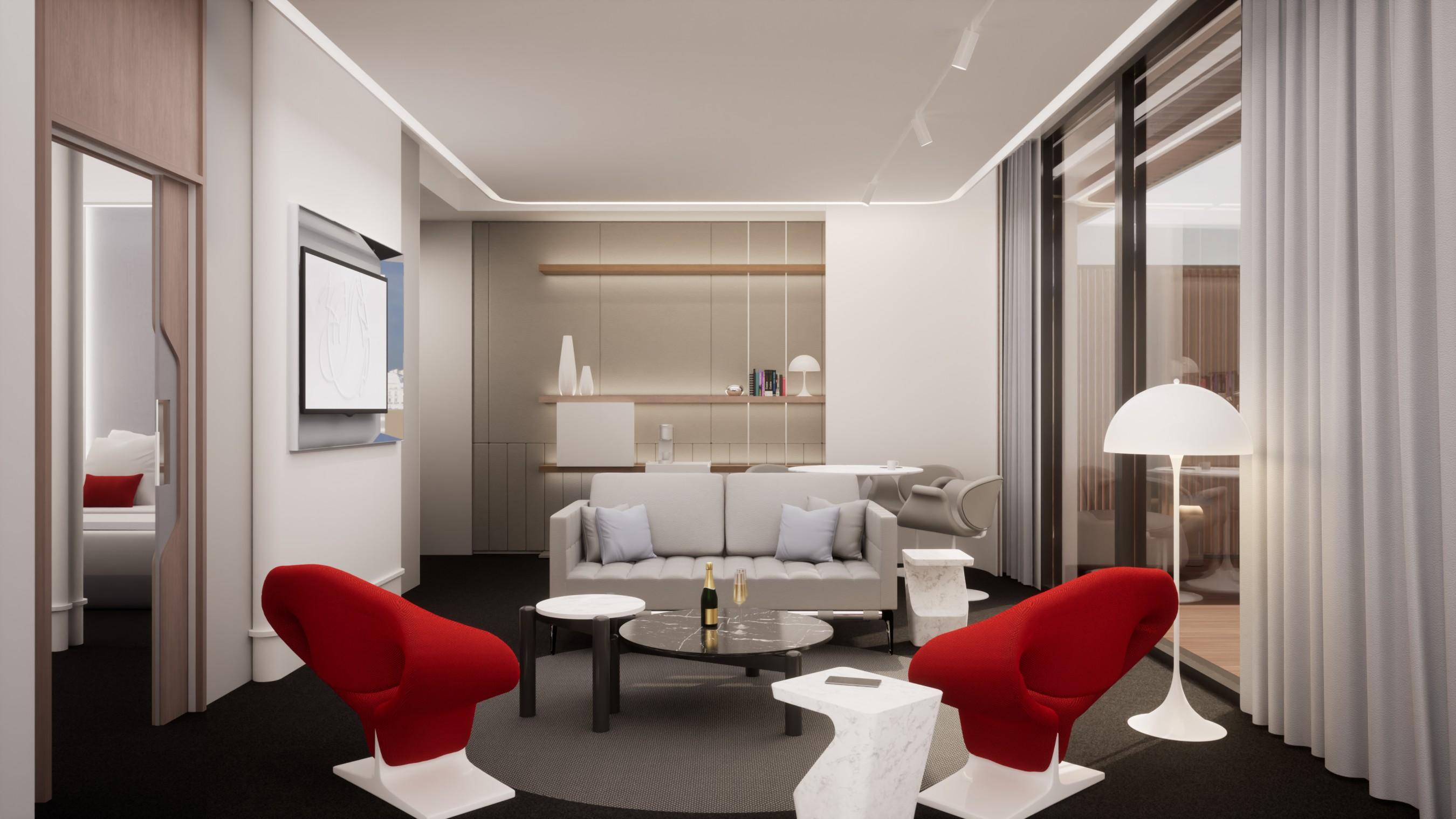 New suites of the La Première lounge ©Air France
