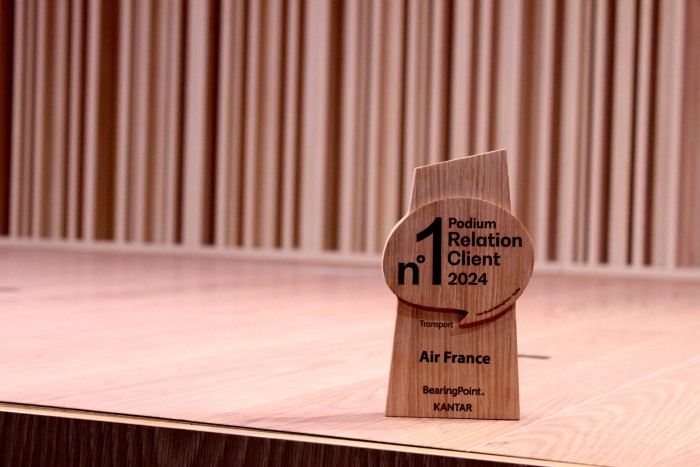 Trophée du n°1 du Podium de la Relation client