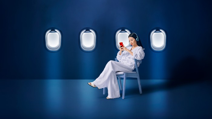 Illustration internet dans les Airs