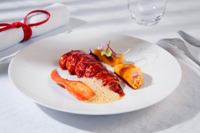 Plat au homard