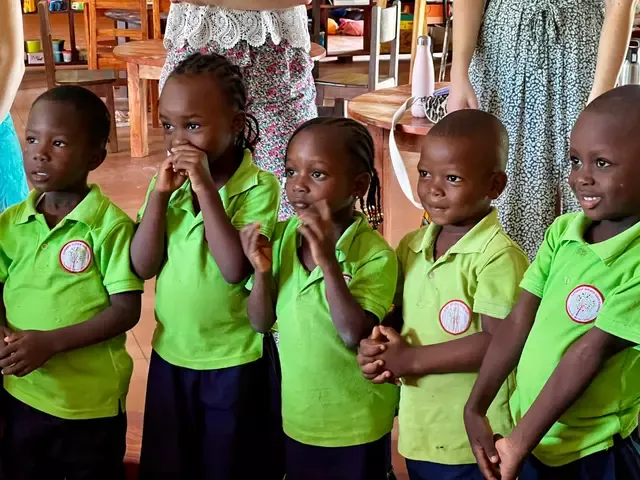 Les enfants du centre Damien de Molokaï
