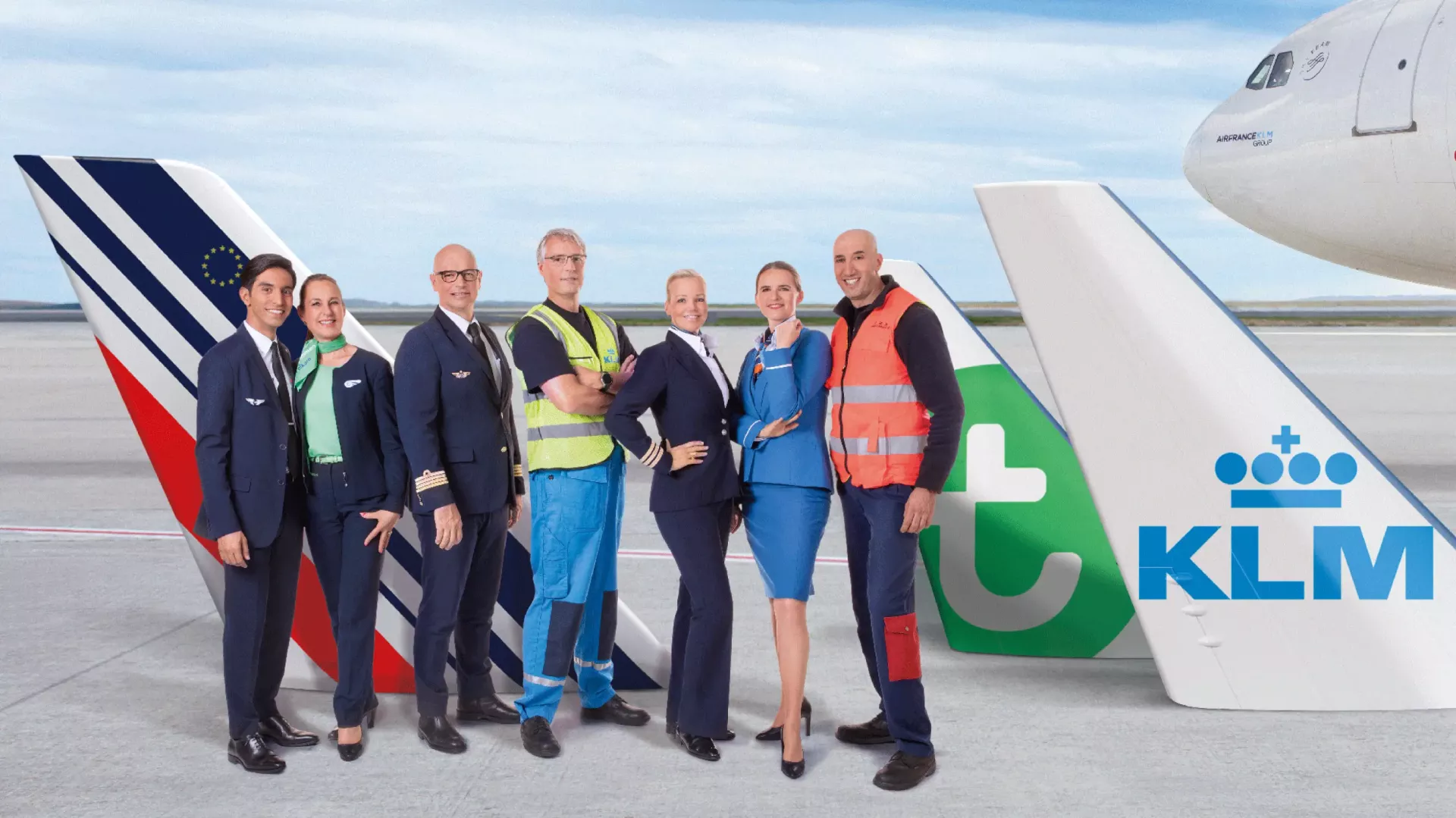 Photo équipage Air France