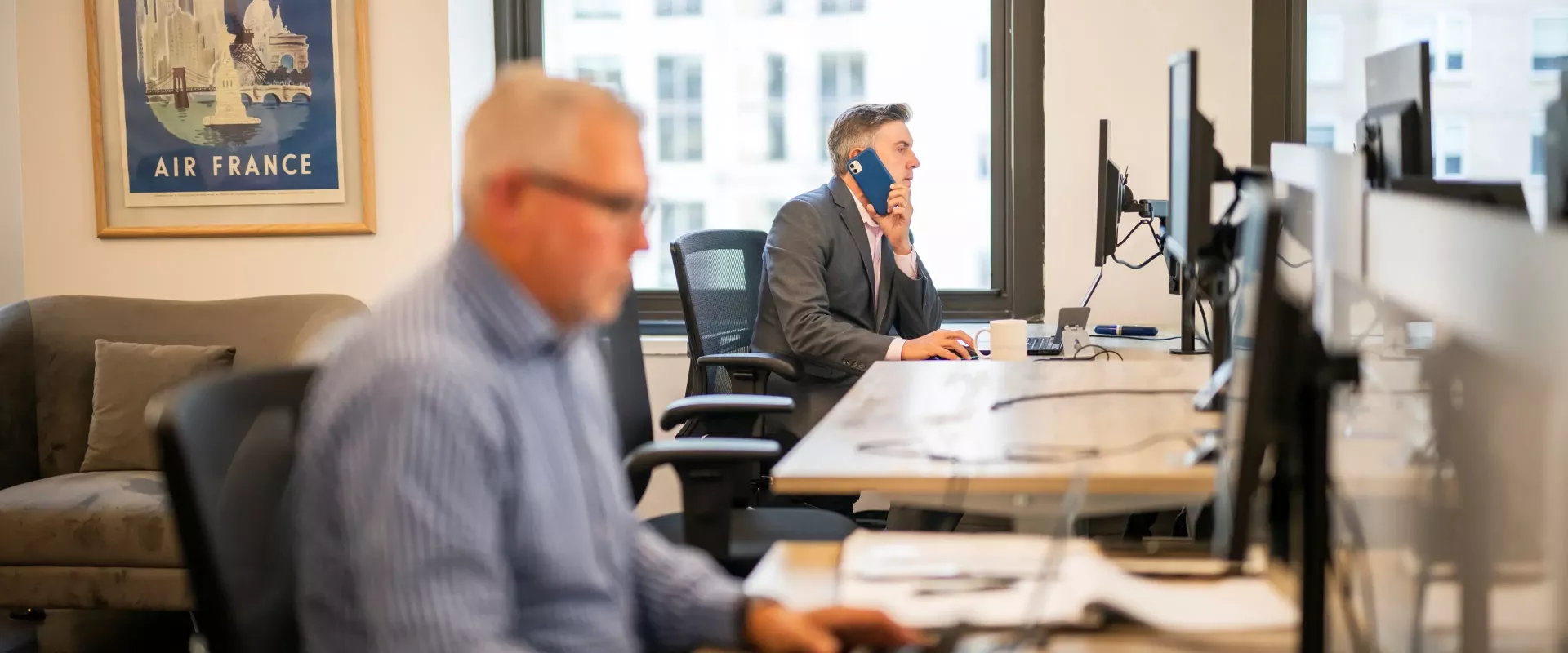 Travailleurs au bureau