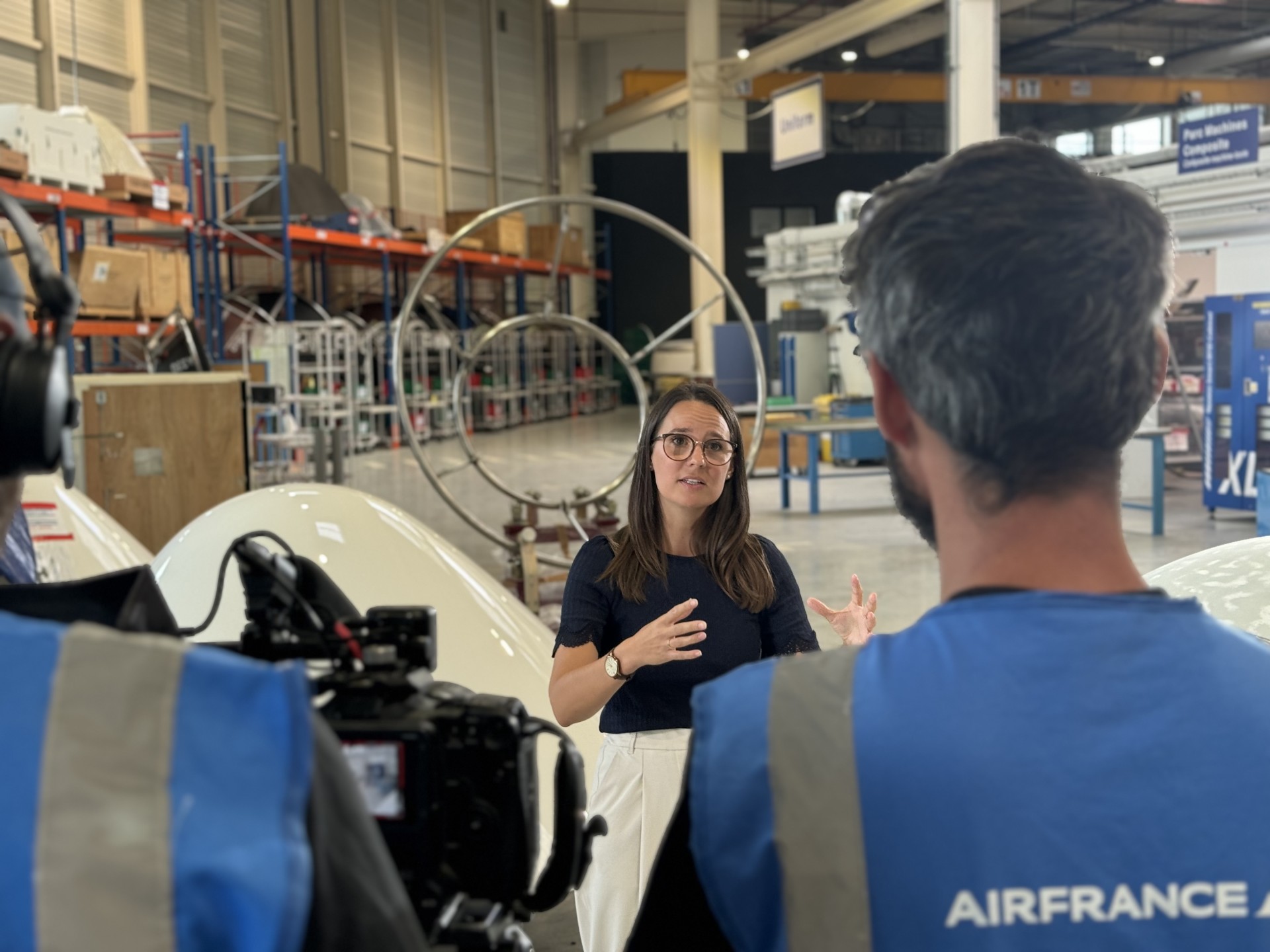 image du tournage RMC découverte - Air France une techno de haut vol