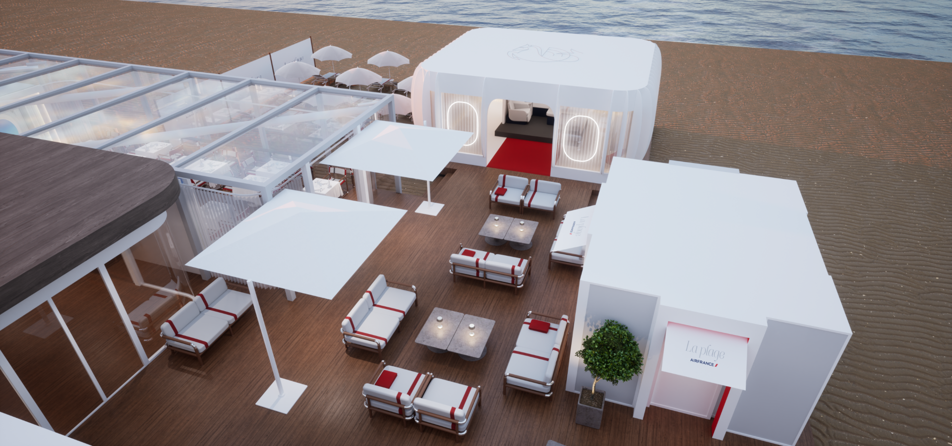 Plage Air France à Cannes