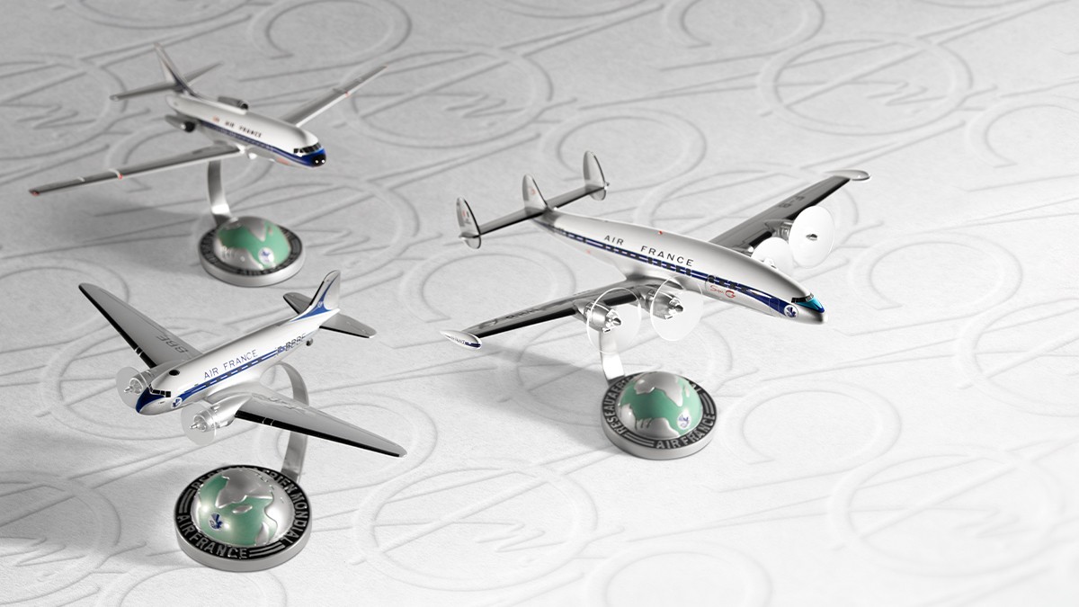 Maquettes Air France anniversaire