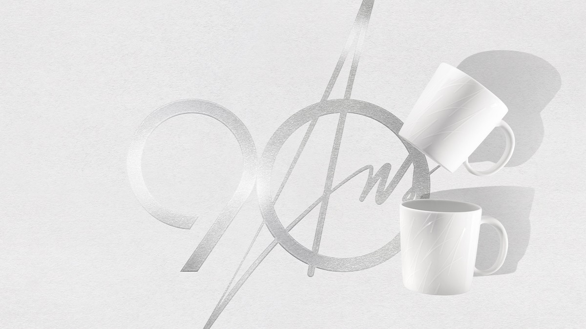 Duo de mugs Bernardaud en édition anniversaire