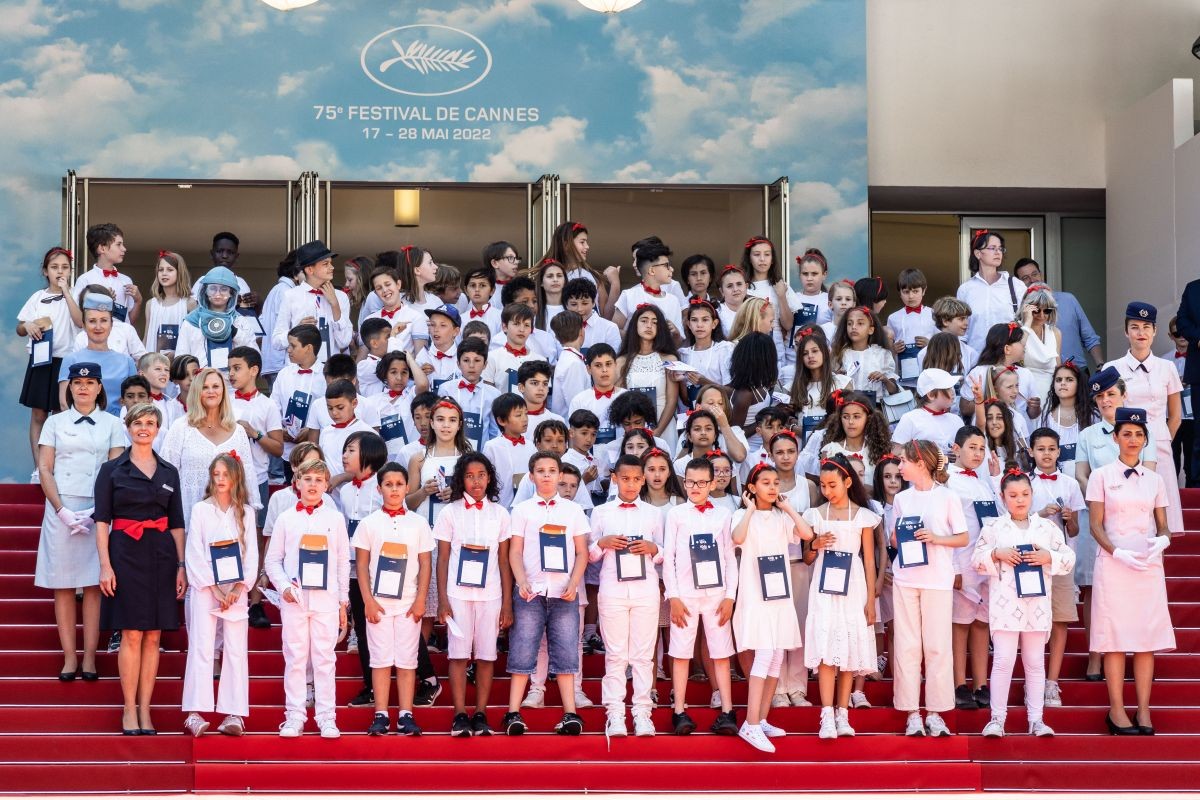 Photo devant le festival de cannes