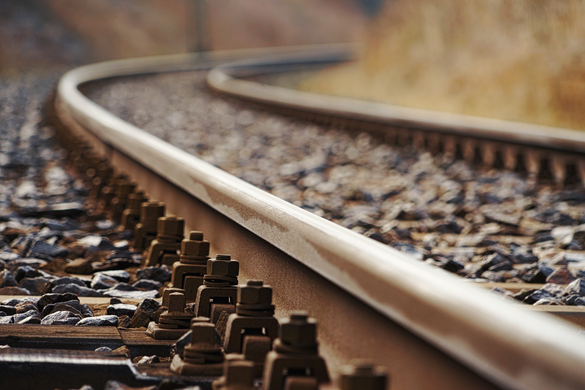 Gros plan rail