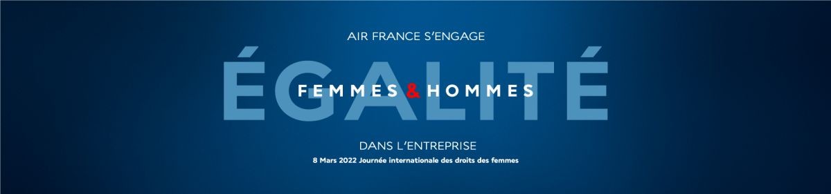 Bannière textuelle " égalité femmes et hommes "